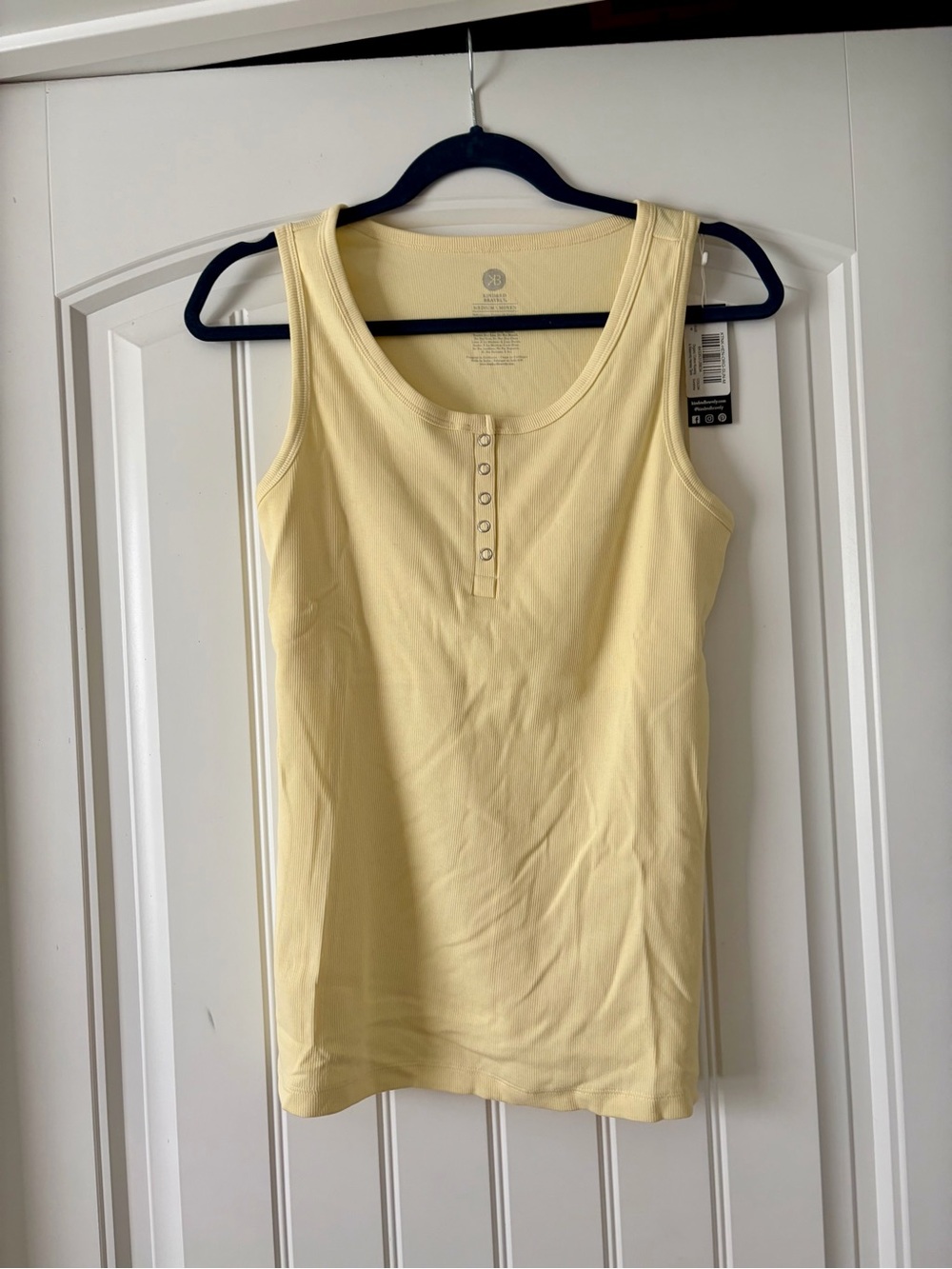 Kindred Bravely Sleeveless Nursing Henley Tank Top